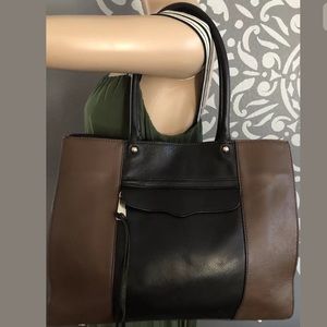 REBECCA MINKOFF LEATHER SHOULDER Bag SATCHEL TOTE